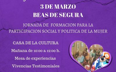 «Jornadas de Formación para la participación Social y Política de la Mujer»
